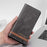 BAELLERRY C3025 Matte Long Wallet for Men, Card Holder Billfold PU Leather Phone Storage Pouch - Black - 5