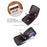BAELLERRY D5102 PU Leather Card Holder Billfold Men's Retro RFID Blocking Zipper Wallet - Light Brown - 4
