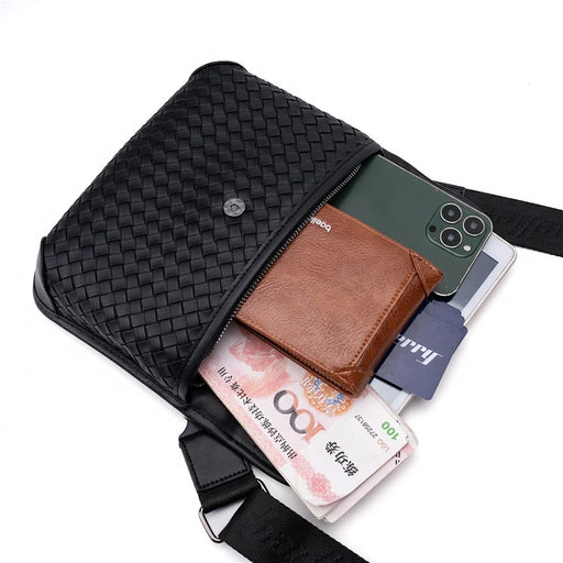 BAELLERRY N8915 Business Style Satchel PU Leather Crossbody Shoulder Bag Travel Commuting Daypack - 2