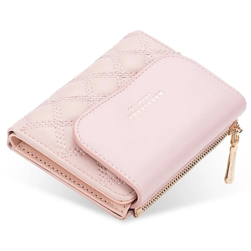 BAELLERRY N2404 Teen Girls Wallet PU Leather Card Storage Holder Pouch for Women - Pink - 1
