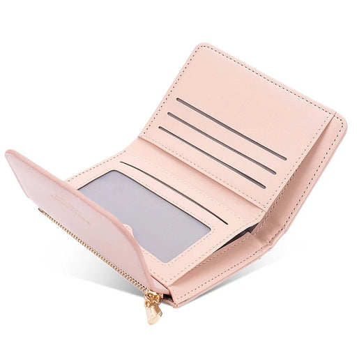 BAELLERRY N2404 Teen Girls Wallet PU Leather Card Storage Holder Pouch for Women - Pink - 2