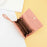 BAELLERRY N8918 Women's Clutch Bag PU Leather Wristlet Wallet Card Carrying Purse Keys Phone Organizer - Pink - 2