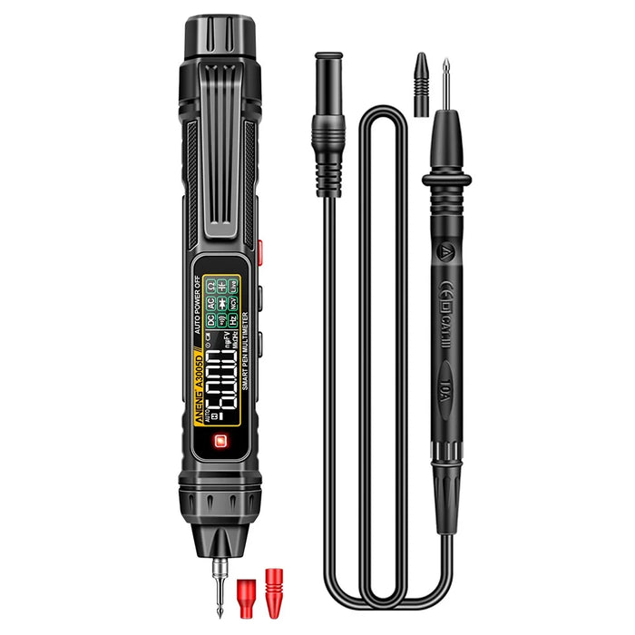 ANENG A3005D Smart Multimeter 6000 Counts Digital Detector Pen AC / DC Voltage NCV Voltmeter Tester Tool, Standard Version - 1