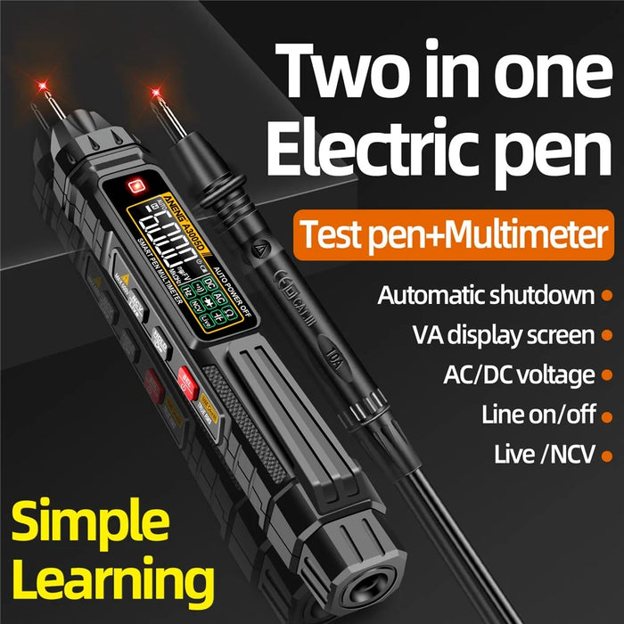ANENG A3005D Smart Multimeter 6000 Counts Digital Detector Pen AC / DC Voltage NCV Voltmeter Tester Tool, Standard Version - 4