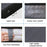 4 Handle Design Non-woven Fabric Foldable Clothing Storage Bag Blanket Clothes Toys Storage Bag - Grey - 5