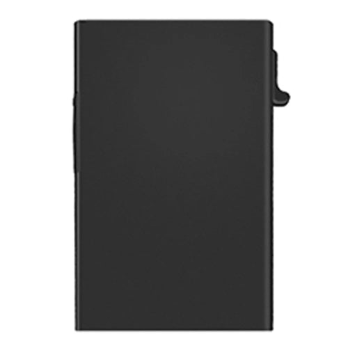 TDL005 RFID Blocking Card Case Aluminum Alloy Easy Pop-Up Credit Card Holder Bag - Black - 1