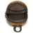 Retro Waxed Canvas+Cowhide Chest Bag Waterproof Men Single Shoulder Crossbody Bag - Grey - 3