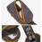 Retro Waxed Canvas+Cowhide Chest Bag Waterproof Men Single Shoulder Crossbody Bag - Grey - 4