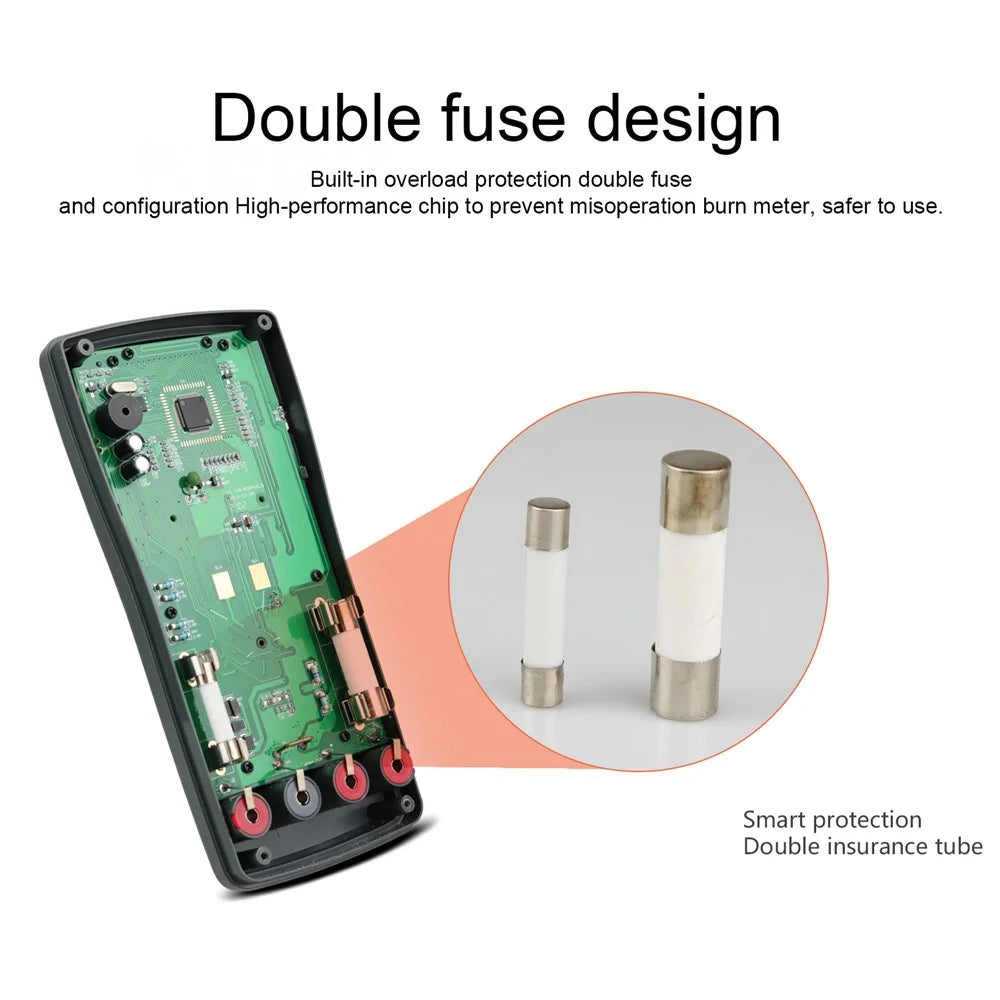 KAEMEASU KM-DM03A High Precision Digital Multimeter 6000 Count Display AC / DC Smart Tester, without Battery - 4