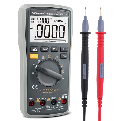KAEMEASU KM-DM04A Auto Range High Precision Smart Multimeter 20000 Count Display AC / DC Digital Tester, without Battery - 1