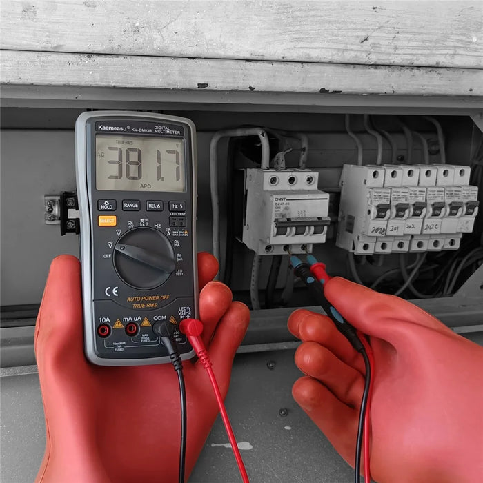 KAEMEASU KM-DM03B High-Precision Auto Smart Multimeter, Anti-Burn LCD Screen 6000 Count Digital Multimeter, No Battery - 6