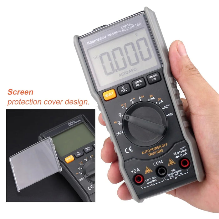 KAEMEASU KM-DM01B High-Precision Auto Multimeter Square Wave Output Multi-Function Multimeter with Flashlight, No Battery - 5