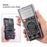 KAEMEASU KM-DM01C Pocket Digital Multimeter Auto Range Electrical Tester for AC / DC, Voltage, Current, Temperature Measurement (No Battery) - 4