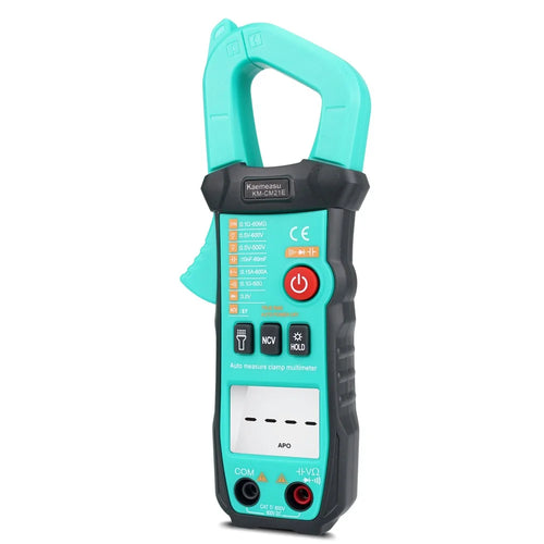 KAEMEASU KM-CM21E Mini Clamp Meter 6000 Counts Smart Multimeter Tester Measures Current Voltage Resistance, No Battery - 1