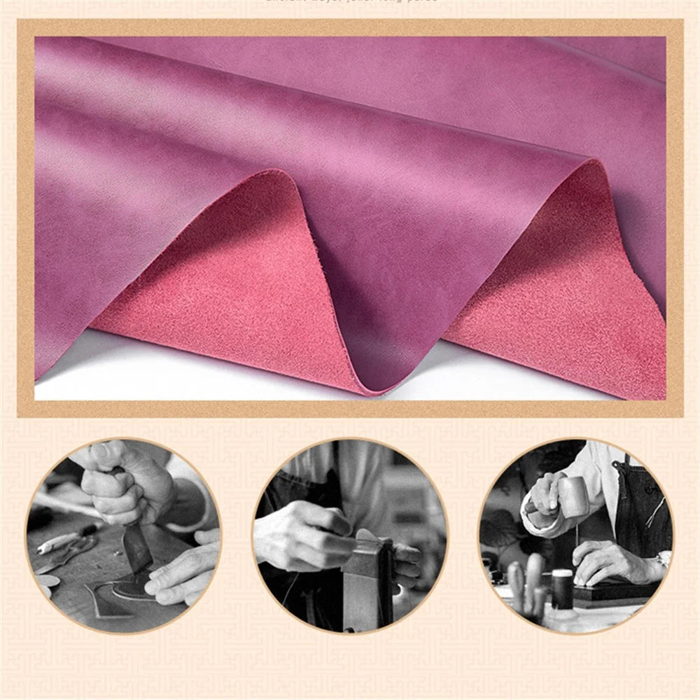 BANYANU BYN-8095 Retro Women Long Wallet Second-layer Cowhide Clutch Purse  - Purple  /  Purple - 2