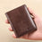 BANYANU N776 Cowhide Men Short Wallet Ultra-thin Card Cash Storage Bag - Retro Cowhide / Coffee - 5