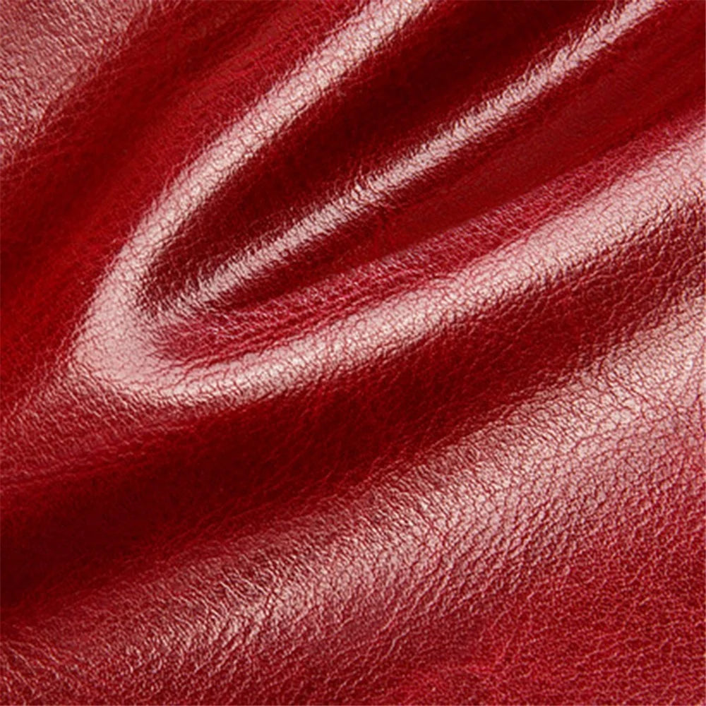 BANYANU BYN-8088 Women Long Wallet Stylish Oil Wax Cowhide Clutch Purse - Wine Red - 2