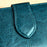 BANYANU BYN-8122 Waxed Cowhide Short Wallet Zipper Pocket Women Purse - Peacock Blue - 2