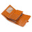 BANYANU BYN-8083 Stylish Women Wallet Pull Strap Oil Wax Cowhide Purse - Brown - 3