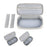 Digital Accessories Storage Bag for U Disk Power Bank Data Cable, Size L - Grey - 5