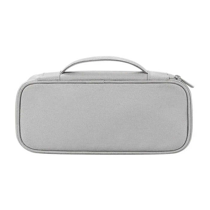 Digital Accessories Storage Bag for U Disk Power Bank Data Cable, Size L - Grey - 6