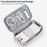 Travel U Disk Data Cable Organizer Digital Accessories Storage Bag, Size M - Dark Grey - 2