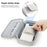 Travel U Disk Data Cable Organizer Digital Accessories Storage Bag, Size M - Dark Grey - 3