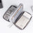 Size S (19x11x5.5cm) Electronics Accessories Bag Travel Organiser Bag for USB Cable SD Card Charger - Grey - 3