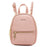 FOREVER YOUNG PL931-5 PU Leather Backpack Women Casual Dual Shoulder Bag - Pink - 1
