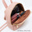 FOREVER YOUNG PL931-5 PU Leather Backpack Women Casual Dual Shoulder Bag - Pink - 3