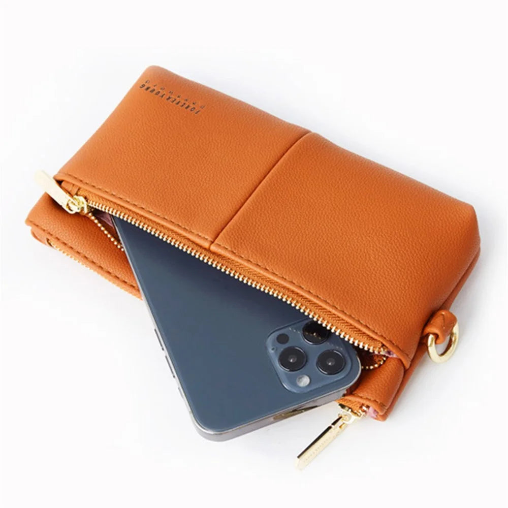 FOREVER YOUNG PL825-13 Women Long Wallet Clutch Bag PU Leather Purse - Baby Blue - 5