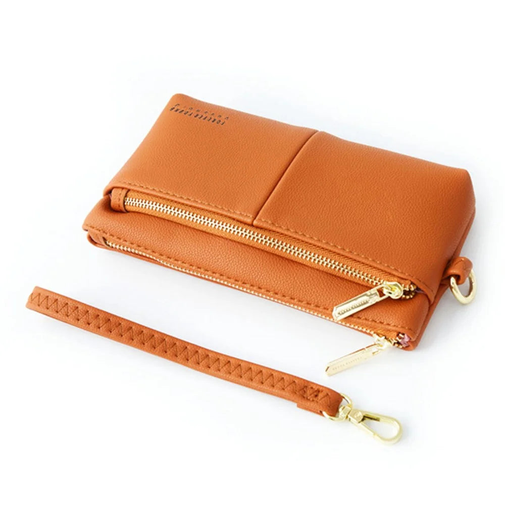 FOREVER YOUNG PL825-13 Women Long Wallet Clutch Bag PU Leather Purse - Baby Blue - 6