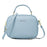 FOREVER YOUNG PL914-11 Solid Color PU Leather Women Crossbody Bag - Baby Blue - 1