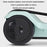 Folding Shopping Trolley 2-Wheels Shopping Cart Grocery Trolley with Storage Bag - Green - 4