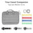 Watch Band Storage Case Holder Dual Layer Watch Band Organizer Bag Carrying Case - Grey - 4