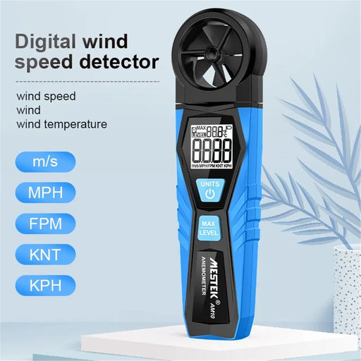MESTEK AM10 Digital Anemometer Unit Switch Wind Speed Gauge Tester Meter - 2