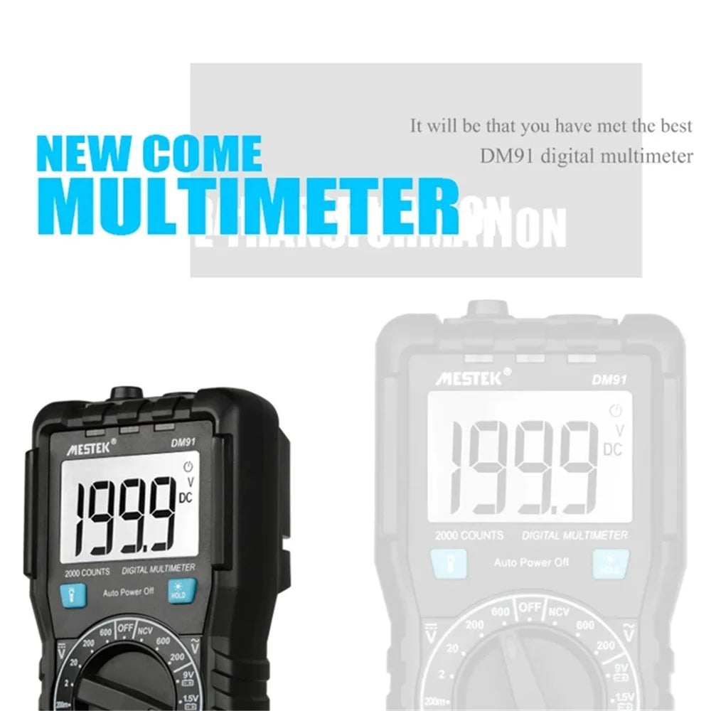 MESTEK DM91 1999 Count High Precision Digital Multimeter AC / DC Voltmeter - 4