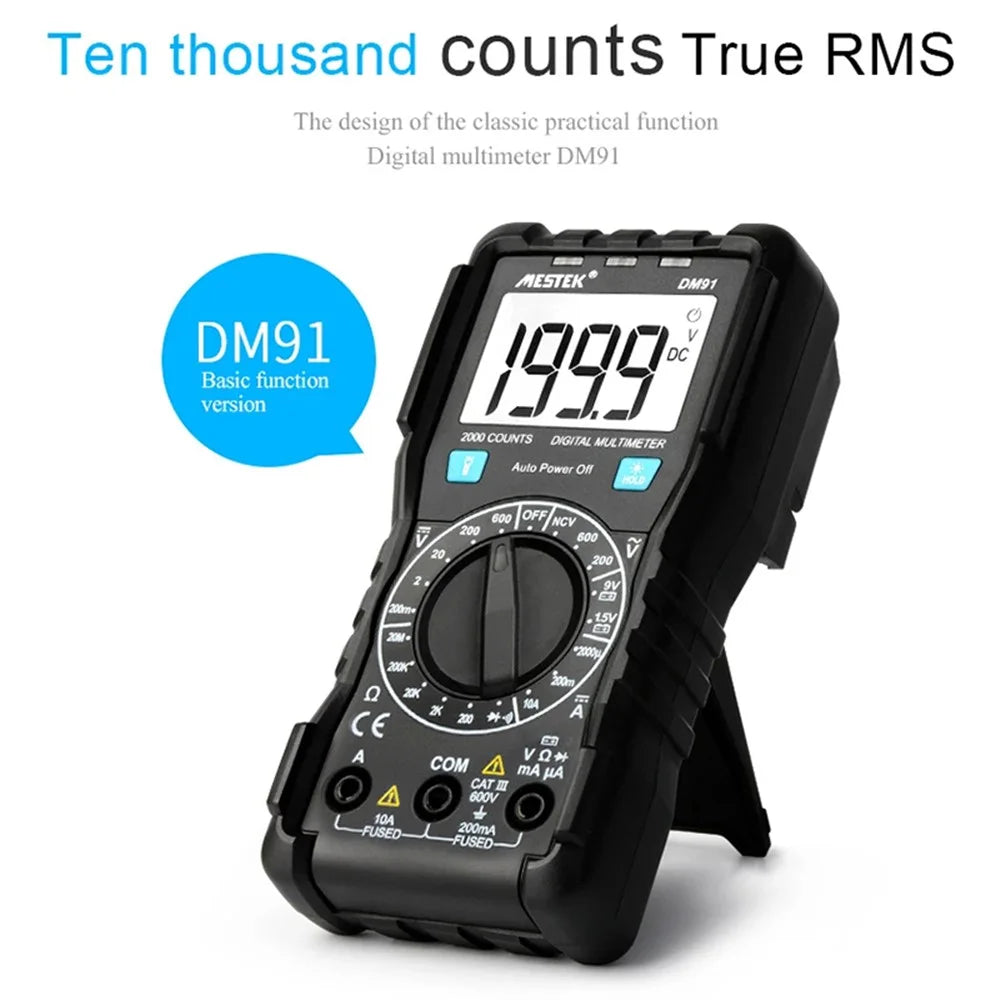 MESTEK DM91 1999 Count High Precision Digital Multimeter AC / DC Voltmeter - 6