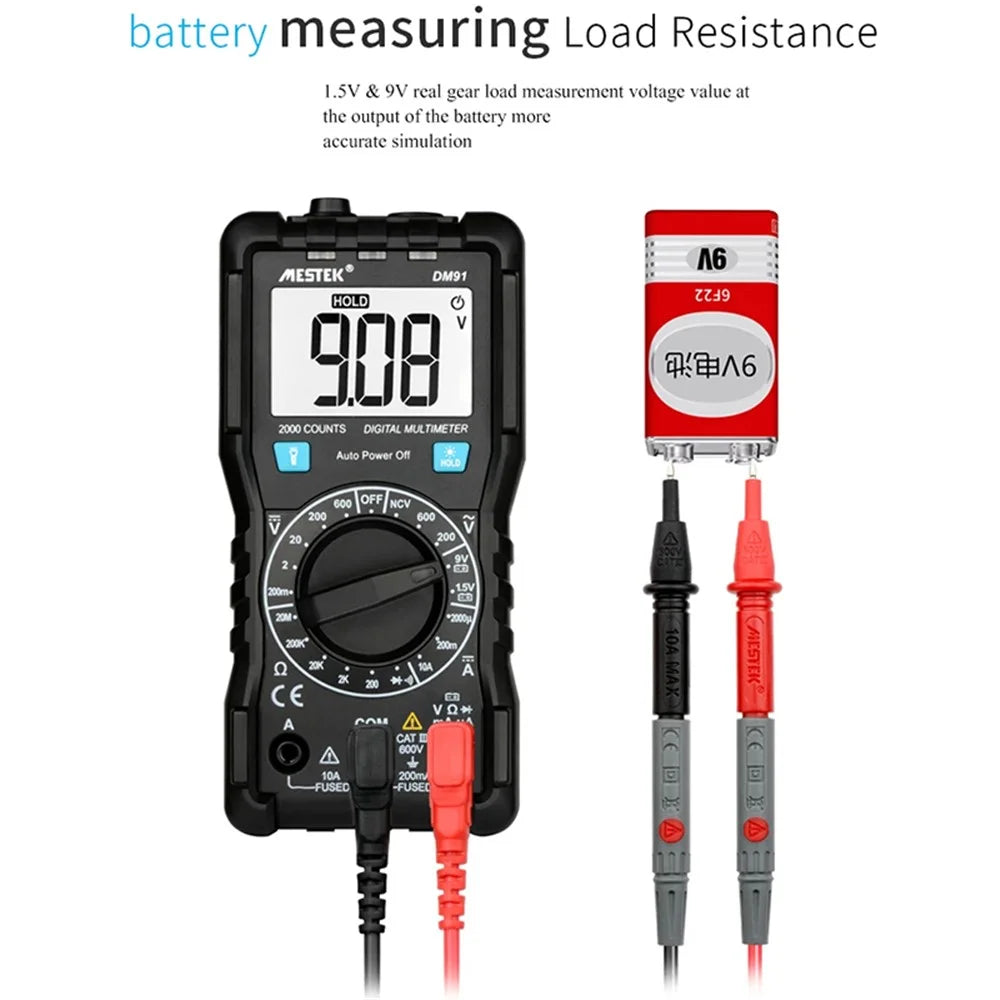 MESTEK DM91 1999 Count High Precision Digital Multimeter AC / DC Voltmeter - 7