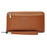 PIERRE LOUES PL815-25 Women Long Wallet PU Leather Phone Storage Clutch Bag - Brown - 1