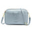 FOREVER YOUNG PL614-64 PU Leather Crossbody Bag Solid Color Women Shoulder Bag - Blue - 1