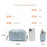 FOREVER YOUNG PL614-64 PU Leather Crossbody Bag Solid Color Women Shoulder Bag - Blue - 7