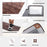 Outdoor Travel Hanging Waterproof Toiletries Organizer Portable Storage Bag - PU Leather / Brown - 4