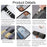 Outdoor Travel Hanging Waterproof Toiletries Organizer Portable Storage Bag - PU Leather / Brown - 5
