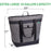 Large Capacity Insulated Lunch Tote Bag Picnic Single Shoulder Cooler Bag - Light Grey - 6