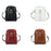 BAELLERRY N8923 Waxy PU Leather Women Dual Layer Vertical Mini Crossbody Bag - Black - 7