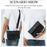 BAELLERRY N8926 Business Men Shoulder Bag Woven PU Leather Crossbody Bag - 6