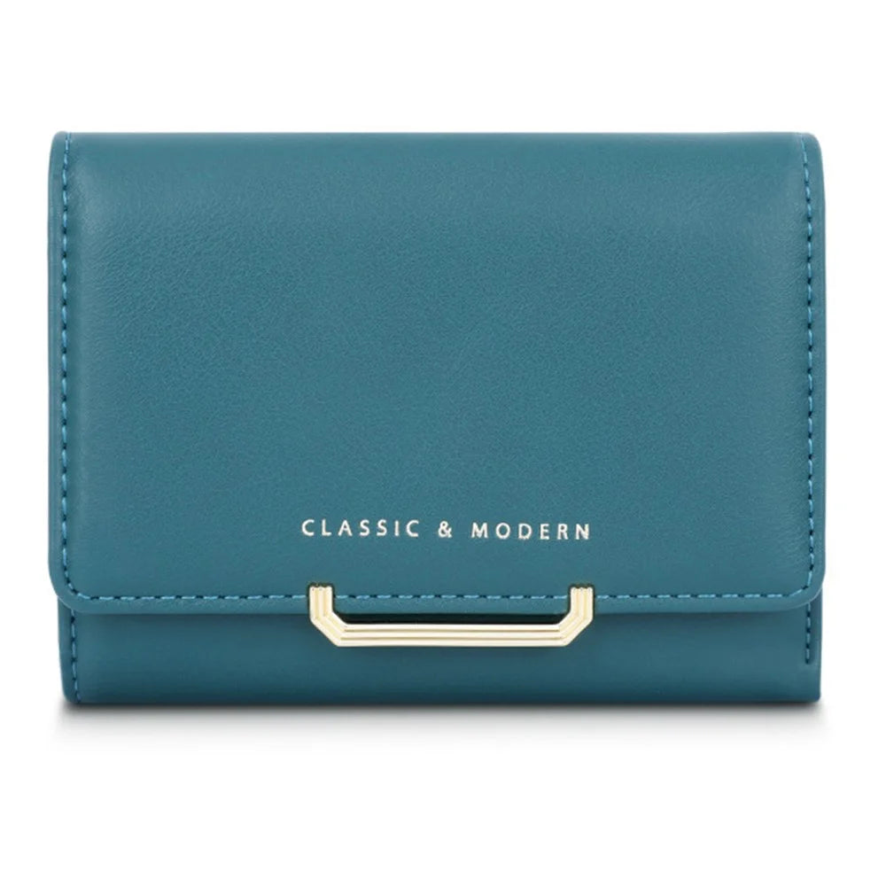 TAILIAN T2616-002 Girls Wallet PU Leather Card Storage Holder Pouch for Women - Green - 1