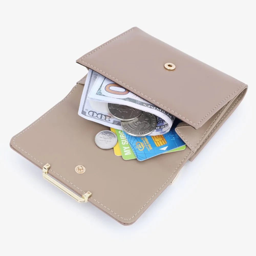 TAILIAN T2616-002 Girls Wallet PU Leather Card Storage Holder Pouch for Women - Green - 5
