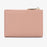 TAILIAN T2602-340 Women PU Leather Bi-fold Short Wallet Zipper Coin Purse - Deep Pink - 4